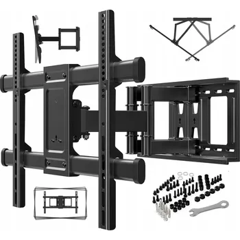 Televizní držák Certifikovaný robustní otočný držák pro televizor, věšák na TV 32"-95" VESA