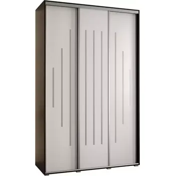 Předsíňová stěna Skříň 45 Canaris 12 150 černá/bílá/silver