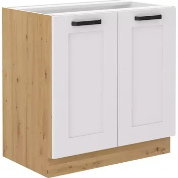 Kuchyňská skříňka Kuchyňská skříňka LUNA bílá mat/artisan 80d 2f bb