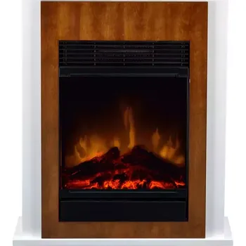 Elektrický krb BELLINY LED, hnědý