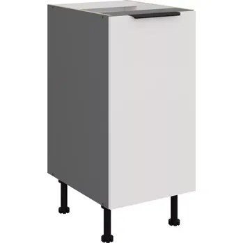 Kuchyňská skříňka Aria WH/ANT Anti Fingerprint 40d 1f Bb