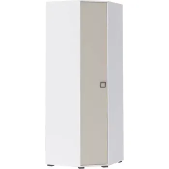 Dětský pokoj Rohová Skříň 3D3S Kiki PUG-BE/KI-01 white/sand