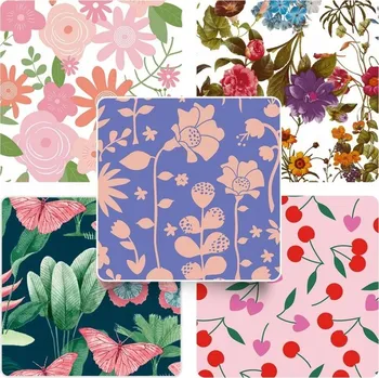 Papír BALICÍ PAPÍR FLOWERS MIX INTERDRUK