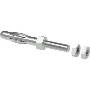 Krokosvorka Electro PJP 1052-12-CD1 laboratorní zástrčka zástrčka, rovná Ø pin: 4 mm 1 ks