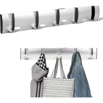 Věšák Nástěnný věšák s 5 skrytými háčky do předsíně