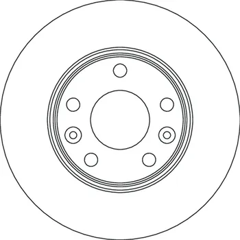 Brzdový kotouč Brzdový kotouč TRW DF4637