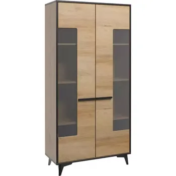 Obývací stěna Vitrína Frida 91cm Dub Riviera, W2D