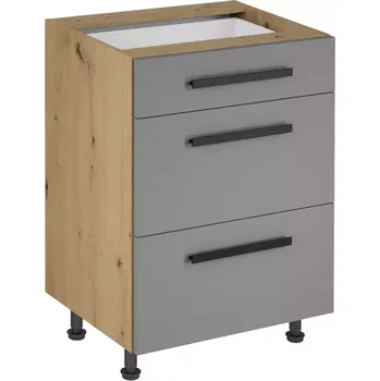 Kuchyňská skříňka Kuchyňská skříňka Langen D60S3 úchytka beige