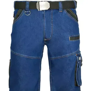 Pánská móda Džínové pracovní kalhoty ke kolenům XXL