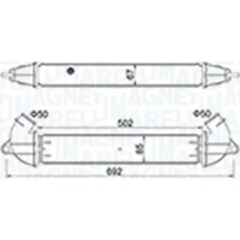 Motor automobilu Chladič turba MAGNETI MARELLI 351319204610