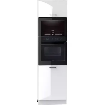 Kuchyňská skříňka Kuchyňská Skříňka Oscar D60pk Mv 2133 Pl bílá lesk/bílá