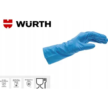 Pracovní rukavice RUKAVICE WURTH NITRILOVÉ EXTRA SILNÉ (TYP A) 0899470420 VEL.10- XL 25 PÁRŮ