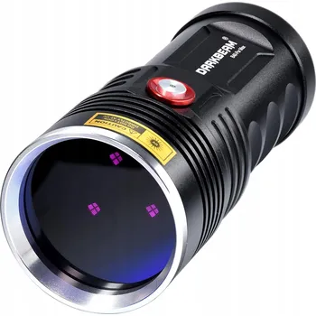 Svítilna DARKBEAM UV Svítilna 365nm LED USB-C pro Detekci Skvrn a Minerálů