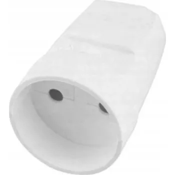 Elektrická zásuvka Přenosná zásuvka bez uzemnění 2P 250V IP20 bílá 34007