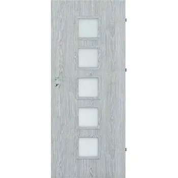 Interiérové dveře Interiérové dveře Vedi 5*5 60P dub stříbrný