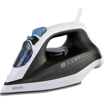 Žehlička Silva Homeline DB 2201 nástavec na oblečení pro parní žehličku tmavě šedá , bílá, modrá 2200 W