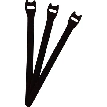 Zip FASTECH® E1-2-330-B100 kabelový manažer na suchý zip ke spojování háčková a flaušová část (d x š) 200 mm x 13 mm černá 1 ks