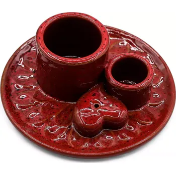 Aroma lampa AWM, Ltd, S3 8AL Keramický Stojan Multifunkční - Mandala - Vínová