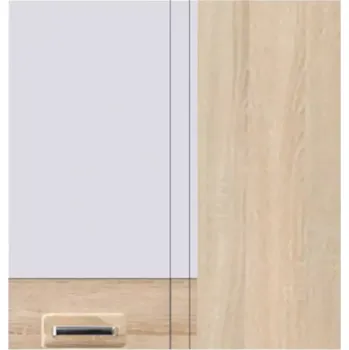 Kuchyňská skříňka Premio 44G bílá/dub sonoma