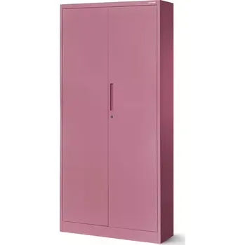 Kancelářská sestava Skříň Jan H kov púdrovo ružová