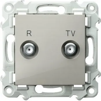 Elektrická zásuvka Anténní zásuvka nástěnná Ospel béžová