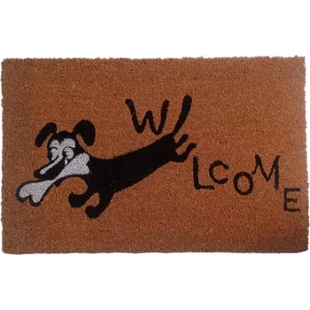 Kokosová rohožka Dog Welcome 40x60 cm