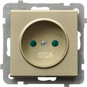 Elektrická zásuvka Zlatá nástěnná Elektrická Zásuvka Ospel