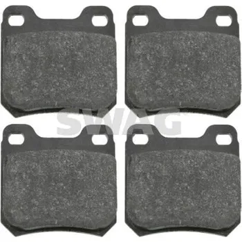 Brzdová destička Sada brzdových destiček, kotoučová brzda SWAG 40 91 6155