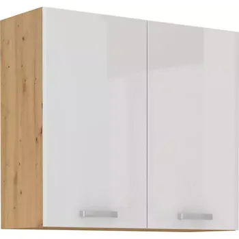 Kuchyňská skříňka Artisan 80G-72 2F, bílá/ dub artisan