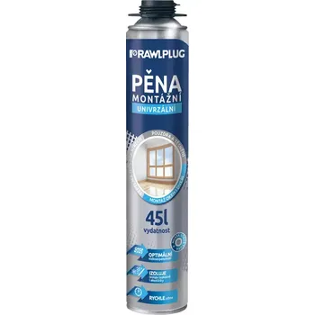 Montážní pěna Pěna polyuretanová pistolová RPP nízkoexpanzní 45L 750 ml