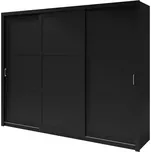 Skříň Frama 255 černá rukojeť stříbrná