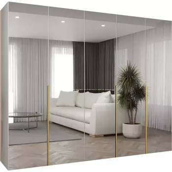 Předsíňová stěna Skříň Alicante III 250 bílá/zlatá