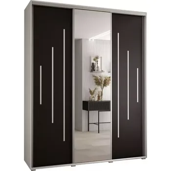 Předsíňová stěna Skříň 45 Canaris 13 190 bílá/černá/silver