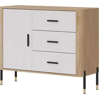 Ložnicová sestava Komoda Dante DT03 dub cremona/bílá