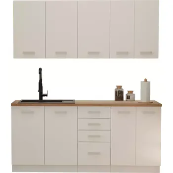 Kuchyňská linka Kuchyňská linka Eko white 180cm bez pracovní desky