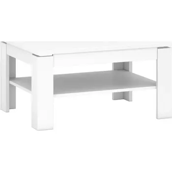 Obývací stěna Konferenční Stolek Hill 81cm Bílý Lesk