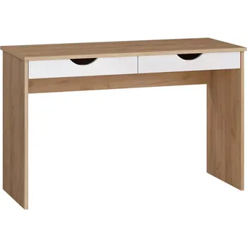 Kancelářská sestava Psací stůl 2S Tymeo dub craft zlatý+bílá lesk