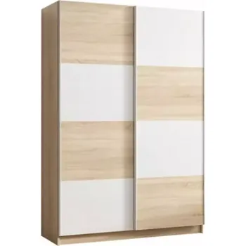 Předsíňová stěna Skříň Alfa 3 150cm Dub Sonoma/Bílá