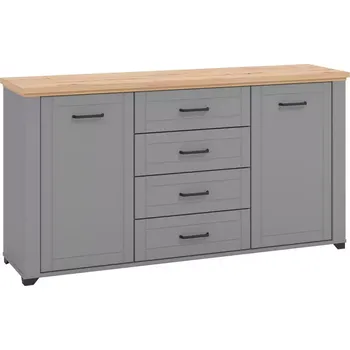 Kancelářská sestava Komoda Valencia 3K4F grafit/artisan 11011391