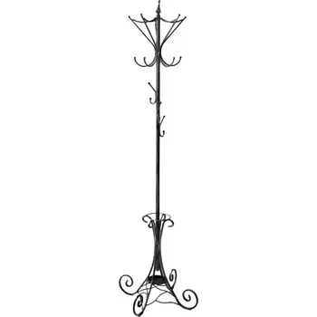 Předsíňová stěna Věšák stojací černá AWW-855B/C