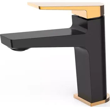 Vodovodní baterie Baterie umyvadlová Royal Black Rose Gold