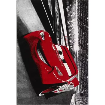 Koberec Koberec Frisee Soft Kids 0,8/1,5 9596A červený