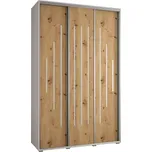 Skříň 45 Canaris 12 180 bílá/artisan/silver