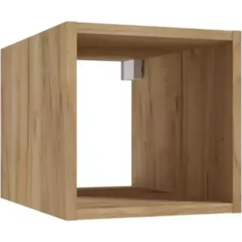 Koupelnový nábytek Otevřená koupelnová skříňka Kubik 30 hluboký zlatý dub