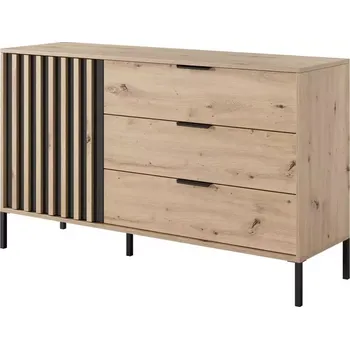 Ložnicová sestava Komoda TALLY 138 D3S artisan dub/antracit