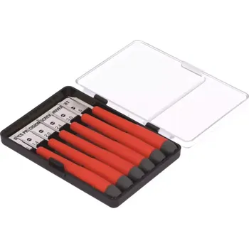 Šroubovák Sada šroubováků pro jemnou mechaniku, 6 dílná sada, šterbina