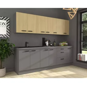 Kuchyňská linka Kuchyňská linka Scandi/Nessa 260 bez pracovní desky