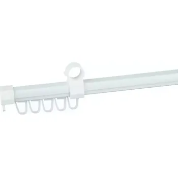 Garnýž U-kolejnice 300cm bílá