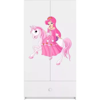 Ložnicová sestava Skříň Babydreams bílá - Princezna 1