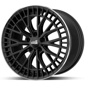 Auto-moto Alu disk MAM GT2 MBLP 8,5x19 5x112 ET45 černý matný leštěný